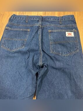 Men's Straight Fit Indigo Jeans - Round House